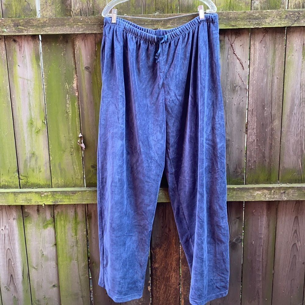 Karen Scott velour pants sz. 2X